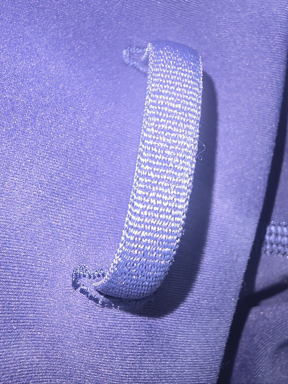 Lululemon Wunder Train High-Rise Diamond Dye Naval Blue Cropped Leggings Size: 2 - Picture 8 of 13